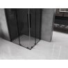 Mexen Velar Duo Schiebedusche 90 x 80 cm, Graphit, Schwarz - 871-090-080-42-70