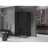 Mexen Velar Duo Schiebedusche 90 x 80 cm, Graphit, Schwarz - 871-090-080-42-70