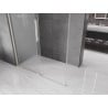 Mexen Velar Duschkabine Schiebetür 160 x 80 cm, satiniert, gebürsteter Nickel - 871-160-080-31-97
