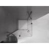 Mexen Velar Duo Schiebeduschkabine 90 x 90 cm, transparent, Gun Metal - 871-090-090-02-95