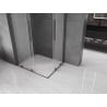 Mexen Velar Duo Schiebeduschkabine 100 x 90 cm, Frost, Gun Metal - 871-100-090-32-95