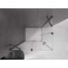 Mexen Velar Duo Schiebeduschkabine 100 x 90 cm, Frost, Gun Metal - 871-100-090-32-95