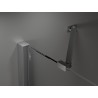 Mexen Velar Duo Duschkabine Schiebetür 100 x 100 cm, matt, Gun Metal - 871-100-100-32-95