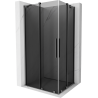 Mexen Velar Duo Schiebeduschkabine 100 x 90 cm, Graphit, Gun Metal - 871-100-090-42-95
