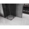 Mexen Velar Duo Schiebeduschkabine 90 x 90 cm, Grafit, Gun Metal - 871-090-090-42-95