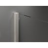 Mexen Velar Duo Schiebeduschkabine 90 x 90 cm, transparent, gebürsteter Nickel - 871-090-090-02-97