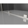 Mexen Velar Duo Schiebeduschkabine 100 x 90 cm, Graphit, gebürsteter Nickel - 871-100-090-42-97