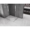 Mexen Velar L Duo verschiebbare Duschkabine 90 x 80 cm, transparent, chrom - 871-090-080-02-03-01
