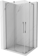 Mexen Velar L Duo Duschkabine Schiebetür 100 x 90 cm, transparent, chrom - 871-100-090-02-03-01