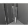 Mexen Velar L Duo Duschkabine Schiebetür 100 x 100 cm, transparent, chrom - 871-100-100-02-03-01