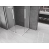 Mexen Velar L Duo Duschkabine Schiebetür 90 x 80 cm, matt, weiß - 871-090-080-02-33-20