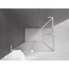 Mexen Velar L Duo Duschkabine verschiebbar 90 x 80 cm, transparent, weiß - 871-090-080-02-03-20