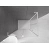 Mexen Velar L Duo Schiebeduschkabine 100 x 90 cm, Frost, Weiß - 871-100-090-02-33-20