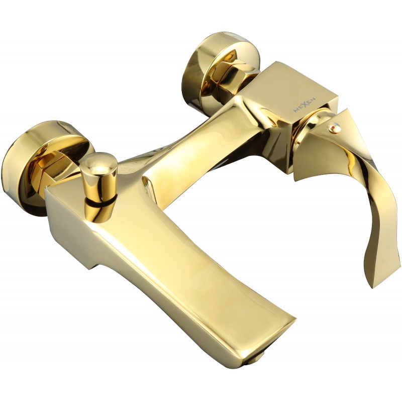 Mexen Estrella DQ02 Badewannen-Set, gold - 72313DQ02-50