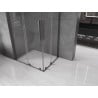 Mexen Velar L Duo Duschkabine zum Schieben 90 x 80 cm, transparent, gun gray gebürstet - 871-090-080-02-03-66
