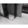 Mexen Velar L Duo Schiebeduschkabine 100 x 90 cm, Graphit, gebürstetes Gun Gray - 871-100-090-02-43-66