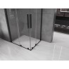 Mexen Velar L Duo Schiebedusche 90 x 80 cm, transparent, schwarz - 871-090-080-02-03-70