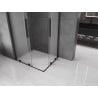 Mexen Velar L Duo Duschkabine Schiebetür 90 x 80 cm, matt, schwarz - 871-090-080-02-33-70