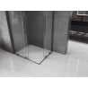 Mexen Velar L Duo Duschkabine Schiebbar 90 x 80 cm, Transparent, Gun Metall - 871-090-080-02-03-95