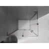 Mexen Velar L Duo Schiebeduschkabine 100 x 90 cm, transparent, Gun Metal - 871-100-090-02-03-95