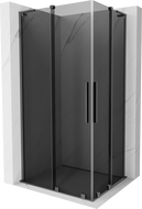 Mexen Velar L Duo Duschkabine, Schiebetür 90 x 80 cm, graphit, Gun Metal - 871-090-080-02-43-95