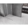Mexen Velar Walk-in Duschwand schiebbar 85 x 200 cm, mattiert 8 mm, Chrom - 871-085-000-33-01
