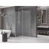 Mexen Velar Duschwand Walk-in 150 x 200 cm, mattiert 8 mm, Chrom - 871-150-000-33-01