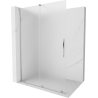Mexen Velar Duschwand Walk-in 150 x 200 cm, mattiert 8 mm, Chrom - 871-150-000-33-01