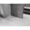Mexen Velar Duschwand verschiebbar Walk-in 160 x 200 cm, Frost 8 mm, Chrom - 871-160-000-33-01