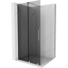 Mexen Velar Duschwand verschiebbar Walk-in 120 x 200 cm, Graphit 8 mm, Chrom - 871-120-000-43-01