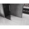 Mexen Velar Duschwand Schiebetür Walk-in 140 x 200 cm, Grafit 8 mm, Chrom - 871-140-000-43-01