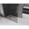 Mexen Velar Duschtrennwand zum Schieben Walk-in 130 x 200 cm, Graphit 8 mm, Chrom - 871-130-000-43-01