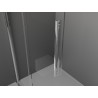 Mexen Velar Duschwand Schiebetür Walk-in 150 x 200 cm, graphit 8 mm, chrom - 871-150-000-43-01