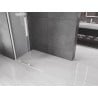 Mexen Velar Duschwand verschiebbar Walk-in 100 x 200 cm, Frost 8 mm, Weiß - 871-100-000-33-20