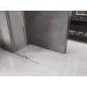 Mexen Velar Duschwand verschiebbar Walk-in 80 x 200 cm, Mattglas 8 mm, Gold - 871-080-000-33-50