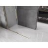 Mexen Velar Schiebedusche-Wand Walk-in 130 x 200 cm, matt 8 mm, gold - 871-130-000-33-50