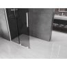 Mexen Velar Walk-in Duschwand zum Schieben 85 x 200 cm, Graphit 8 mm, Weiß - 871-085-000-43-20