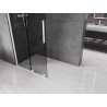 Mexen Velar Duschwand Schiebetür Walk-in 120 x 200 cm, Graphit 8 mm, Weiß - 871-120-000-43-20