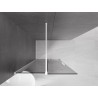 Mexen Velar Walk-In Duschwand, Schiebetür 110 x 200 cm, Grafit 8 mm, Weiß - 871-110-000-43-20
