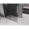 Mexen Velar Duschwand verschiebbar Walk-in 150 x 200 cm, graphit 8 mm, weiß - 871-150-000-43-20