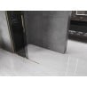 Mexen Velar Duschwand zum Schieben Walk-in 90 x 200 cm, grafit 8 mm, gold - 871-090-000-43-50