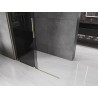 Mexen Velar Duschwand zum Schieben Walk-in 140 x 200 cm, Graphit 8 mm, Gold - 871-140-000-43-50