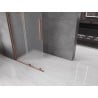 Mexen Velar Schiebedusche Walk-in 120 x 200 cm, mattiert 8 mm, Roségold - 871-120-000-33-60