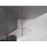 Mexen Velar Schiebedusche Walk-in 120 x 200 cm, mattiert 8 mm, Roségold - 871-120-000-33-60