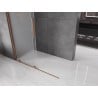 Mexen Velar Duschwand verschiebbar Walk-in 150 x 200 cm, Frost 8 mm, Roségold - 871-150-000-33-60