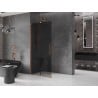 Mexen Velar Duschtrennwand verschiebbar Walk-in 110 x 200 cm, Graphit 8 mm, gebürstetes Kupfer - 871-110-000-43-65
