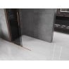 Mexen Velar Walk-in Duschwand 100 x 200 cm, Graphit 8 mm, gebürstetes Kupfer - 871-100-000-43-65