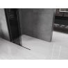 Mexen Velar Walk-in Duschwand, Schiebetür 110 x 200 cm, Grafit 8 mm, Schwarz - 871-110-000-43-70