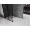 Mexen Velar Duschwand zum Schieben Walk-in 80 x 200 cm, Grafit 8 mm, schwarz - 871-080-000-43-70
