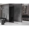 Mexen Velar Duschwand zum Schieben Walk-in 140 x 200 cm, Graphit 8 mm, Schwarz - 871-140-000-43-70